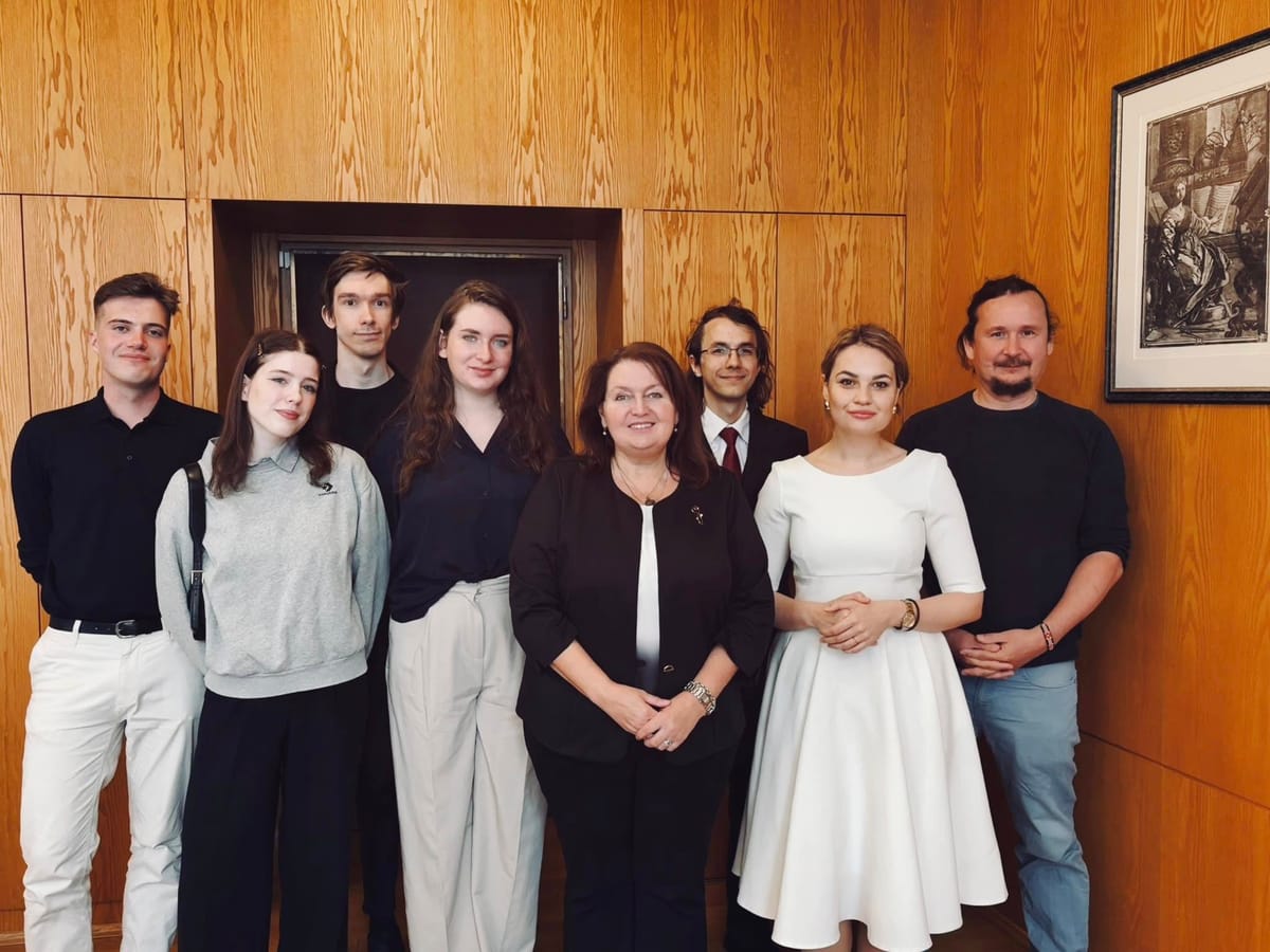 Návštěva rektorky Univerzity Karlovy