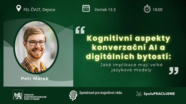 Kognitivní aspekty konverzační AI a digitálních bytostí: Jaké implikace mají velké jazykové modely